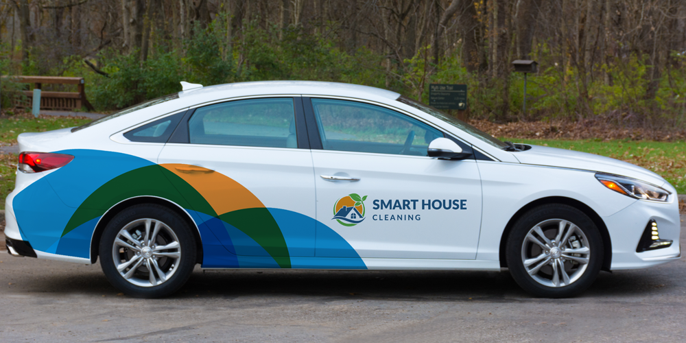 Car Wrap Right Lateral for Smart House Cleaning